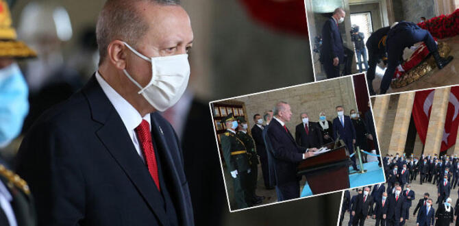 Devletin zirvesi Anıtkabir’de… İşte Cumhurbaşkanı Erdoğan’ın mesajı